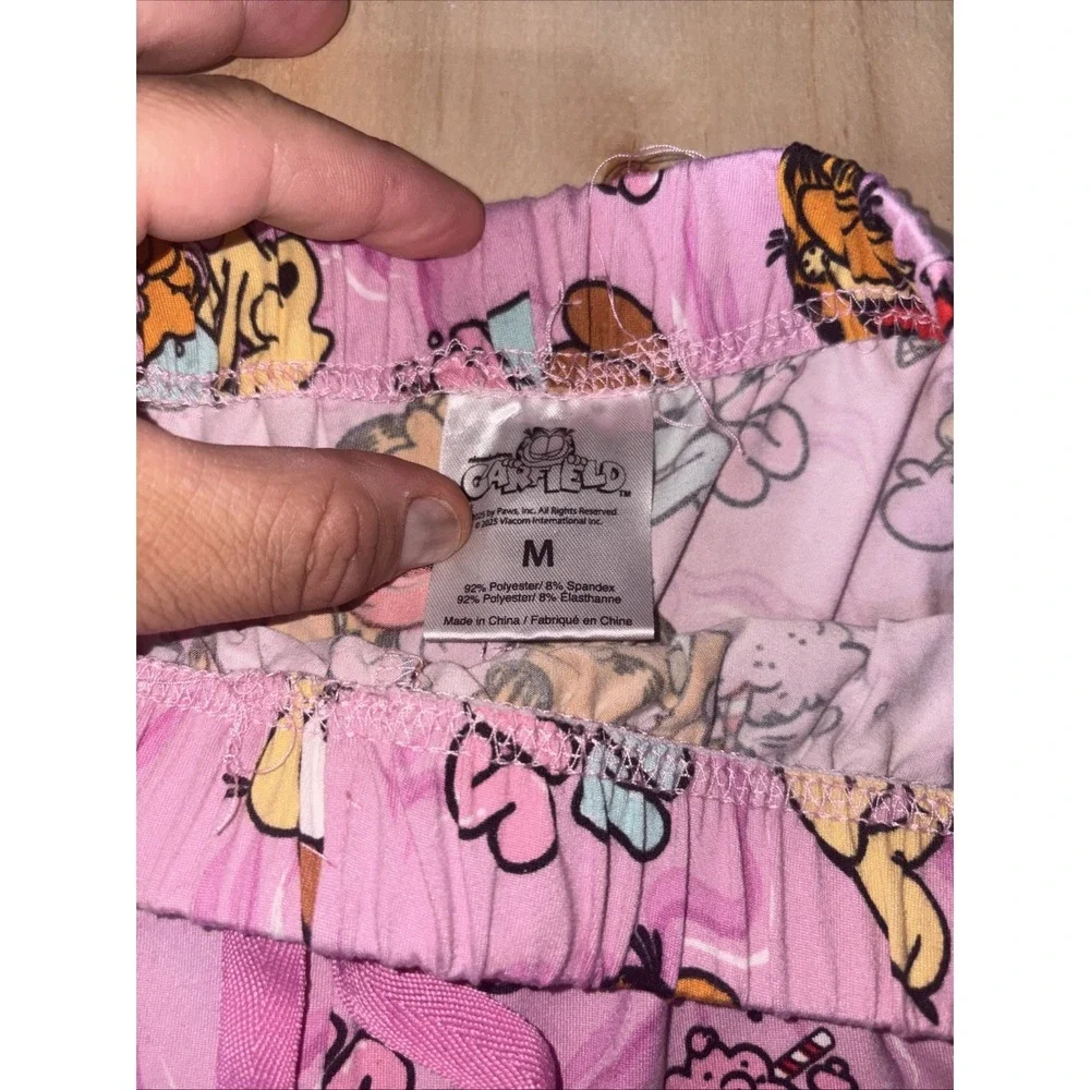 Garfield All Over Print Lounge Sleep Pants Pajama Bottoms Pockets Adult M Medium